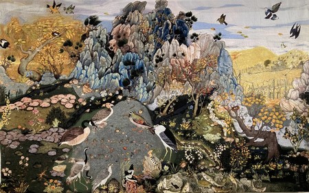 Suzanne Husky Les oiseaux semant la vie, 2020