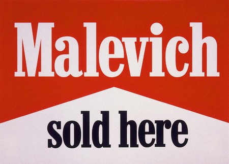 Alexander Kosolapov Malevich, sold here 1989