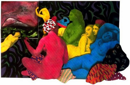 Martial Raysse Made in Japan, tableau turc et invraisemblable 1963