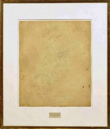 Robert Rauschenberg Erased de Kooning Drawing