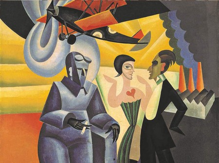 Fortunato Depero. Portrait psychologique de l’aviateur Azari (1922, MART)