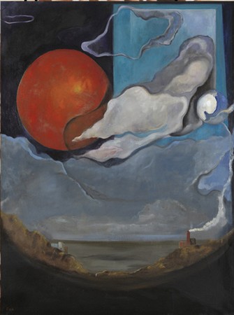 Paesaggio cosmico, vers 1930 Coll. Part.