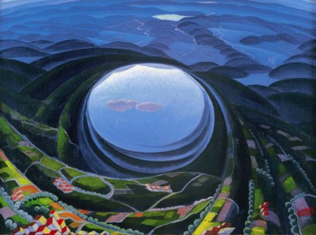 Gerardo Dottori Primavera umbra, 1923, Pérouse, Museo Civico