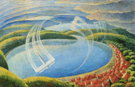 Gerardo Dottori, Aeri Lagghi, 1932, Coll. Part.