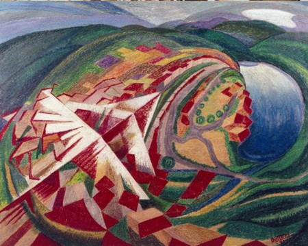 Gerardo Dottori Volo su Paese ,1930