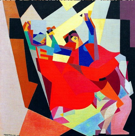 Enrico Prampolini Danse de la Tarentelle, Rythme de l’espace1922, Narodowe Varsovie