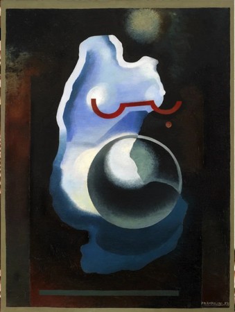 Enrico Prampolini maternité cosmique, 1930, Coll. Part.