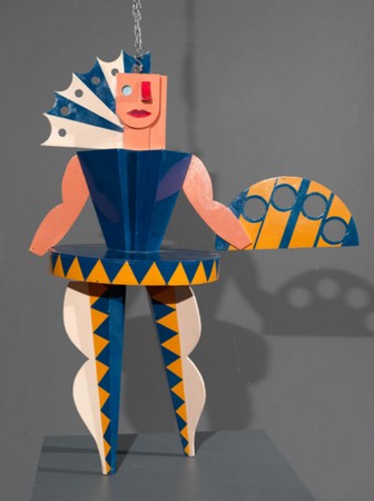 Fortunato Depero Ballerine avec éventail, 1918, reconstituée en 1980, Casa de arte futurista Depero, Rovereto