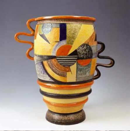 Nicolay Diulgheroff Vase, manufacture Giuseppe Mazzoti, vers 1932