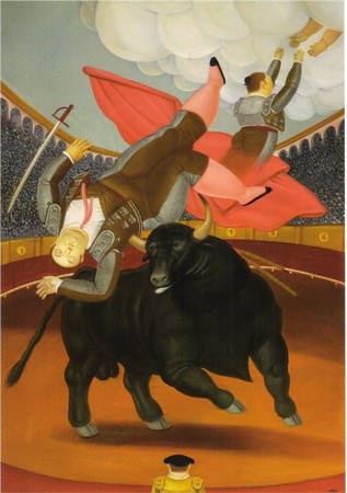 Fernando Botero, La Mort de Luis Chaleta, 1984