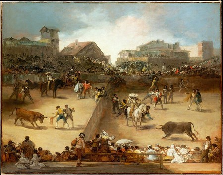 Francisco Goya, Corrida dans l'arène divisée 1816