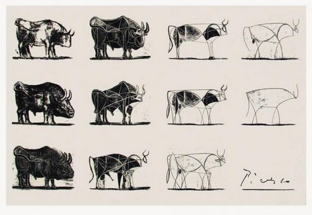 Pablo Picasso, les 11 États du taureau 1946