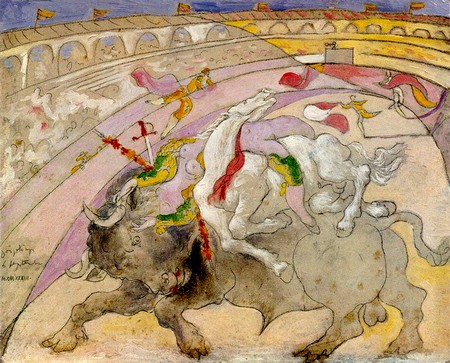Pablo Picasso La mort de la femme torero 1933