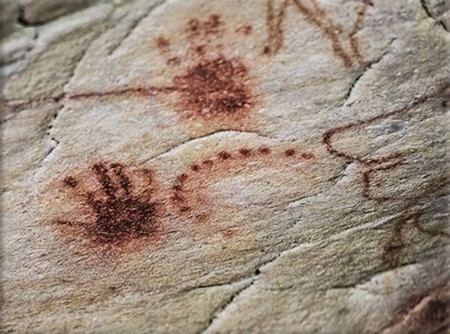 Mains positives grotte Chauvet