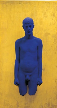 Yves Klein Portrait relief de Martial Raysse, 1962