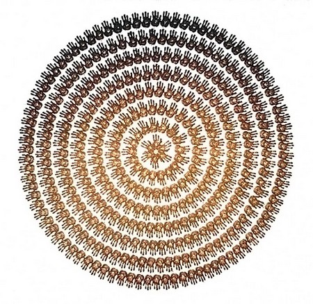 Richard Long, Mud Hand Circle, 1989