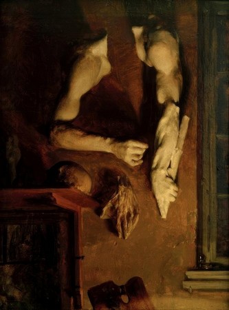 Adolf Menzel, Mur d'atelier 1852