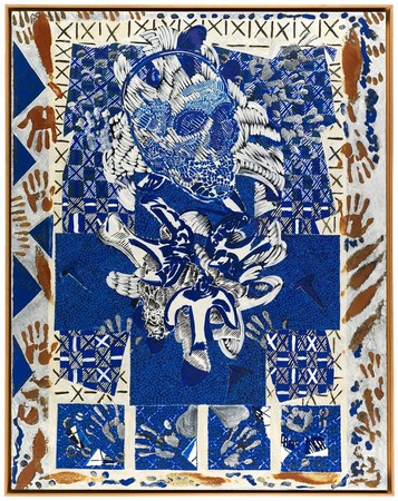 François Rouan Série des Jardins Taboués et Constellations 1992-94