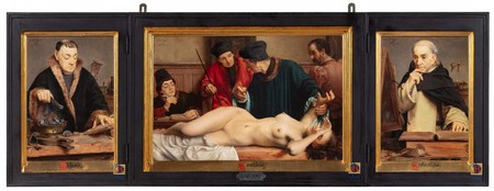 Edmond van Hove, triptyque alchimie, sorcellerie, scholastique, 1888