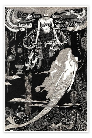 Harry Clarke – La Sorcière des mers (1916